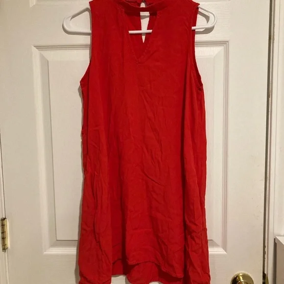 Women’s Mini Dress Red Sz Medium - Picture 3 of 8